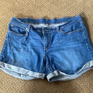 Women’s Levi denim shorts, 32” waist